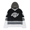 MURD333R.FM  BLACK/WHITE LA LC333 HOODIE