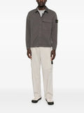 Stone Island 1200013 stretch organic cotton twill overshirt