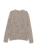 Herno cable-knit melange sweater