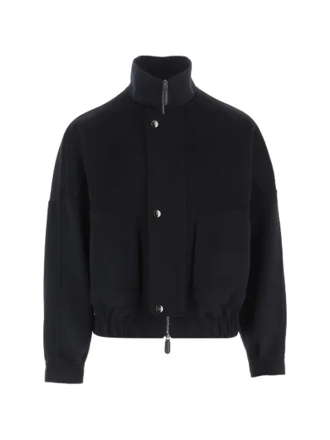 Giorgio Armani zip-up high-neck jacket