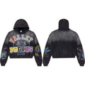 Vale Forever Valley Dreams Academy Crest Zip Hoodie — Black