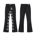 LOSTSHDWS Flower Embellished Flare Jeans